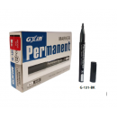Marcador Permanente Punta Fina Negro