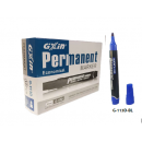 Marcador Permanente Punta Cincel Grueso Azul