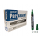 Marcador Permanente Punta Cincel Grueso Verde