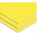 Anime Comprimido (Foam-Board) Amarillo Blanco