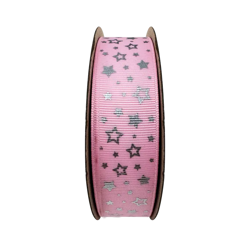 Imagen para ESTRELLAS PLATEADO/ROSADO