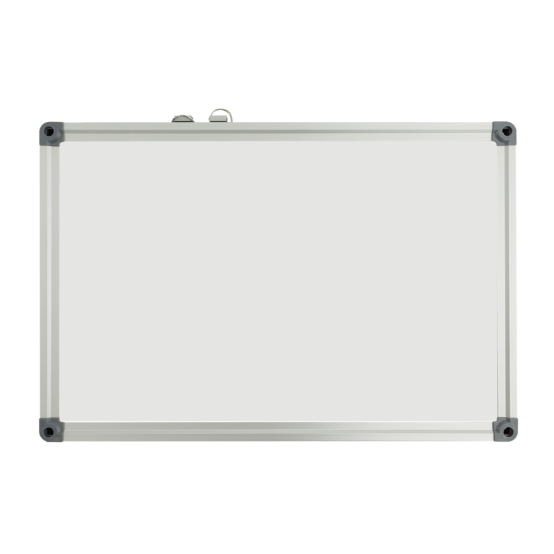 PIZARRA BLANCA `OK` 45x30cm.CJ.10pz.MARCO ALUMINIO