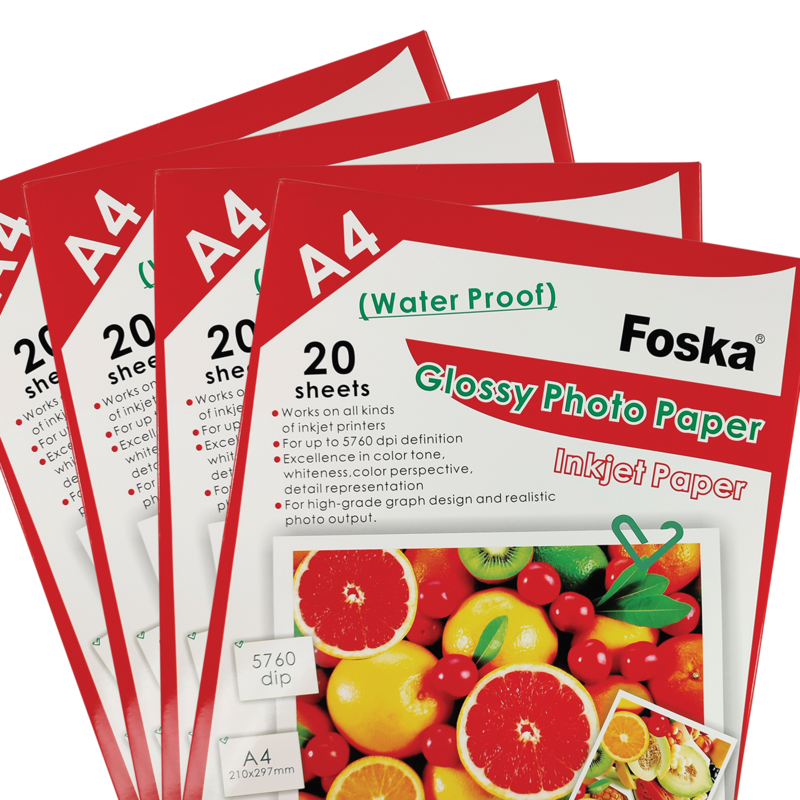 Papel Fotográfico Súper Glasé A4