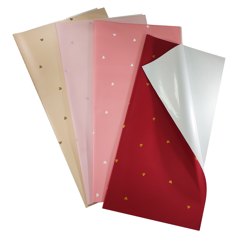 Papel Coreano Bitono Corazones 58x58 cm