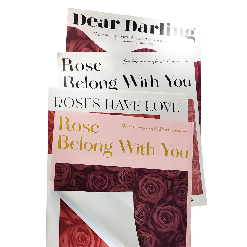 Papel Coreano Bitono Opaco Rosales 57x57 cm