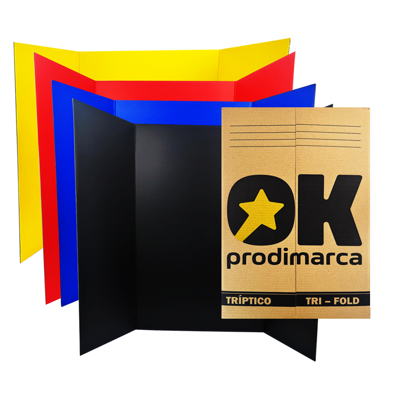 Expositores Didácticos TriFold Pequeños 71x51 cm