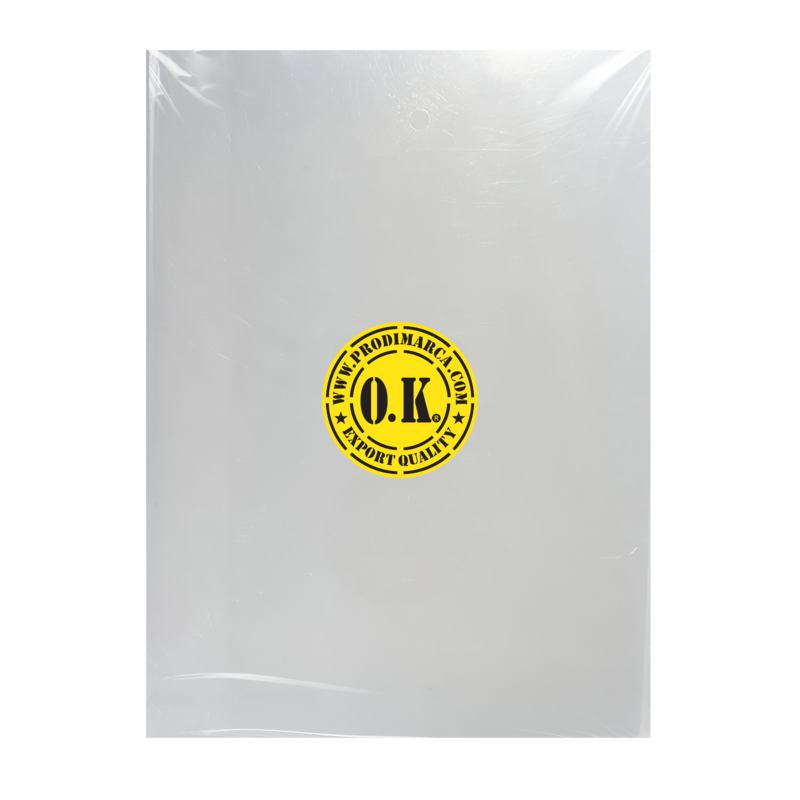 LAMINA DE ACETATO (PVC) `OK` CRISTAL SKY CAL.0,40mm.30x22cm.PQ.8pz.