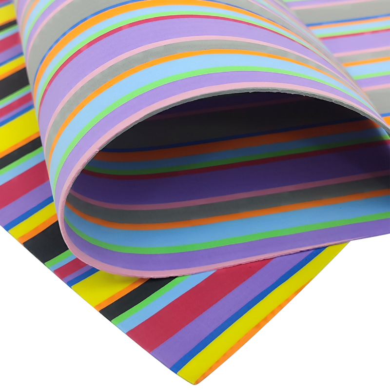 Láminas Foamy Rayado Cod.Barras 40x60 cm