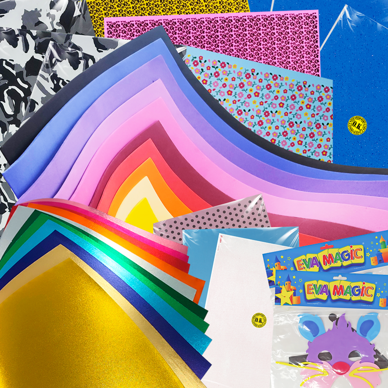 Láminas Foamy Fluorescente 40x60 cm