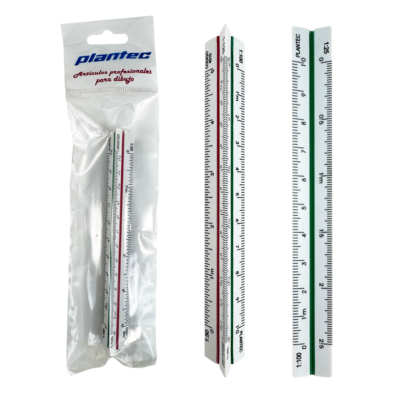 ESCALIM-MINI PLASTICO ABS `PT` 1:20-25-50-75-100-125 BL.1pz.ESTUDIO