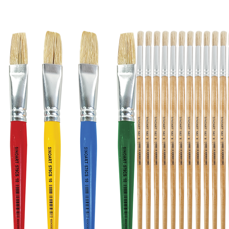 Pinceles de Cerda Blanca