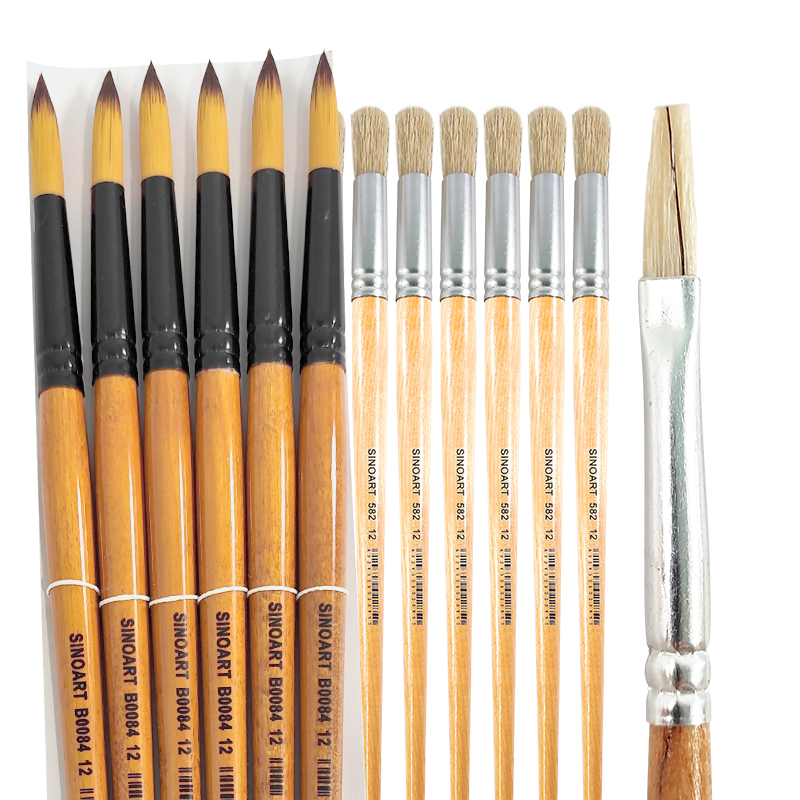 Pinceles de Fibra Sintética