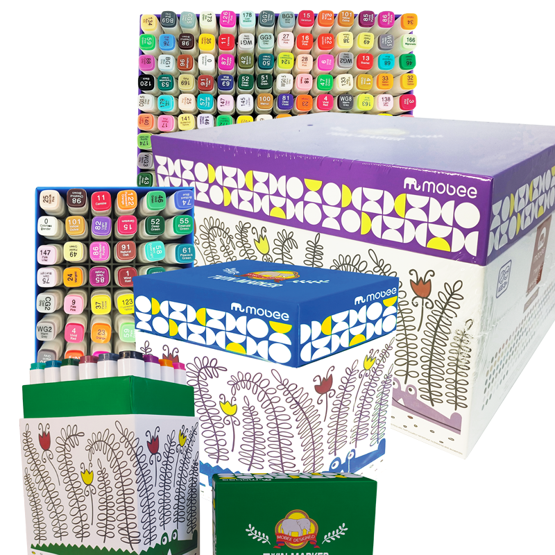 Marcadores Diseño Gráfico Doble Punta Cincel/Fino