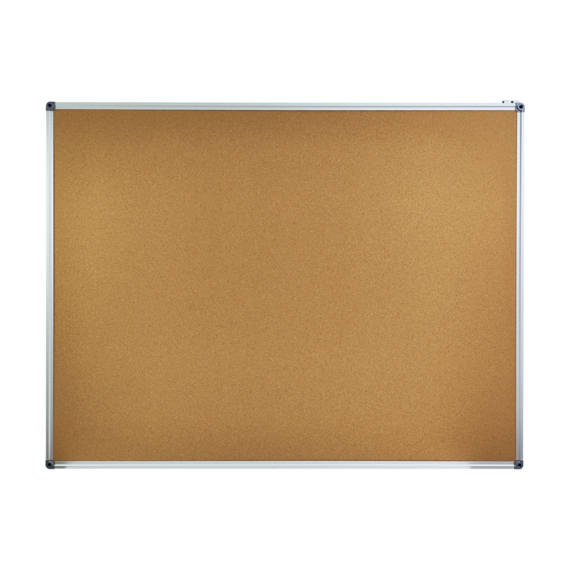 CARTELERA-CORCHO `OK` 120x90cm.CJ.5pz.MARCO ALUMINIO