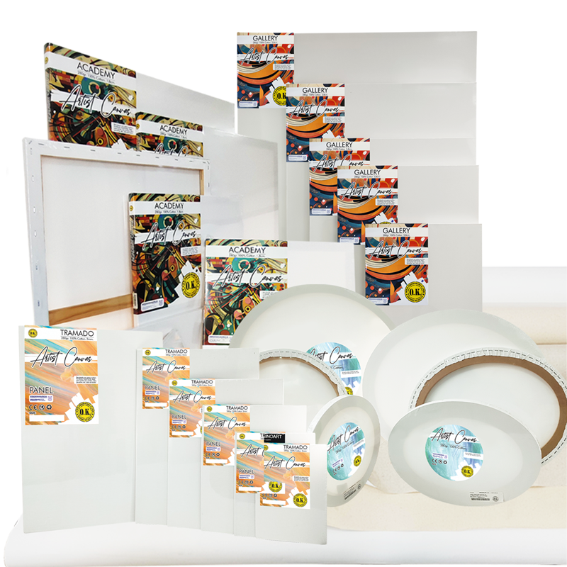 Lienzos Sobre Bastidor 7.5 Cuadrados/Rectangulares Museum