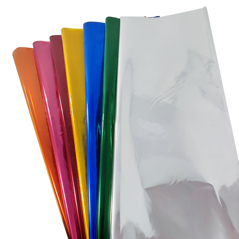 PAPEL FILM CELOFAN (PPBO) COLOR `OK` 20UM. PQ. 50PZ.70X100CM