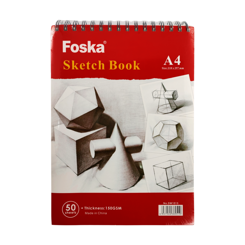 BLOCK ARTISTA BOCETO/CROQUIS FK 150gr.50hj.21x30cm.PQ.1pz.SKETCH TEXTURA FINA C/ESPIRAL