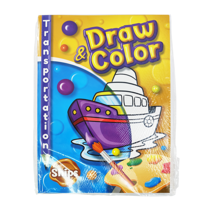 BLOCK CARTILLA PREDIBUJADA P/COLOREAR 