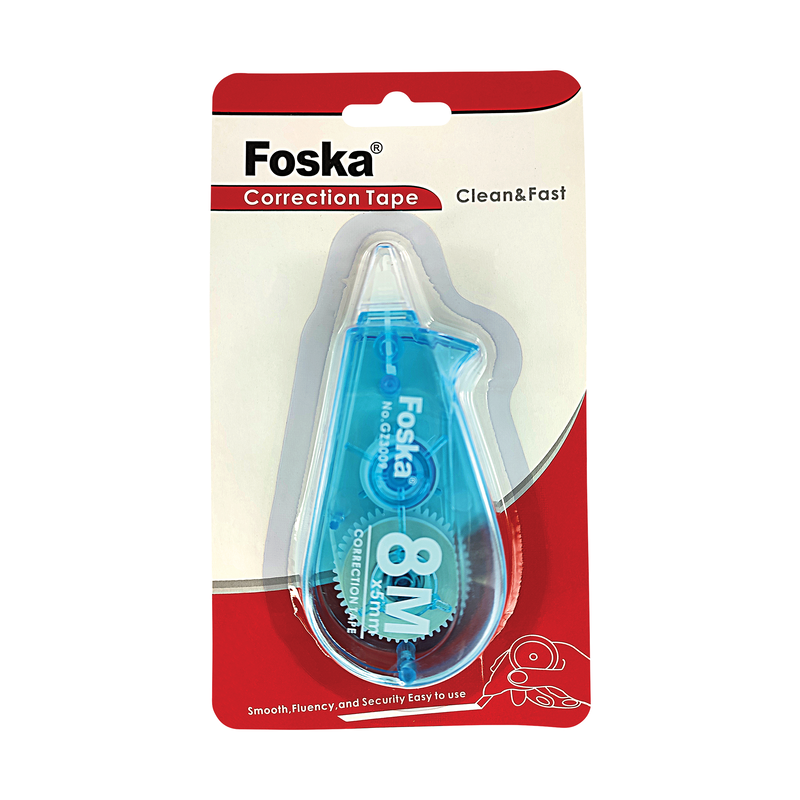 CORRECTOR DE CINTA T/TAPE `FK` CJ.24pz.8mm.x5m.BLANCO