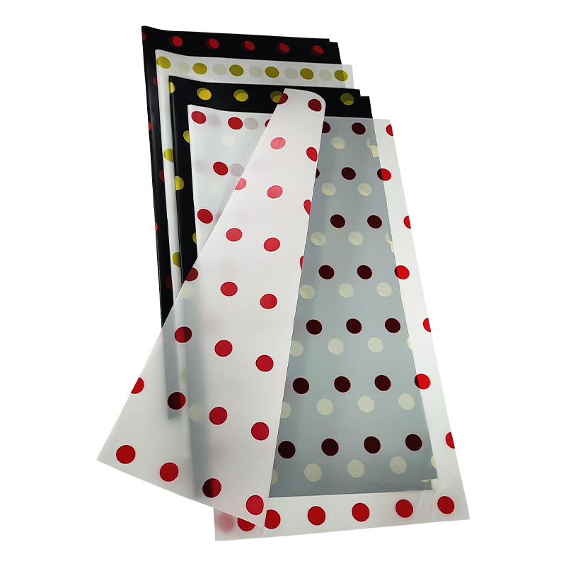 PAPEL FILM COREANO (PPO) OK HANSU TRANSLUCIDO LUNARES PQ.20PZ.57X57CM