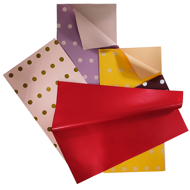 PAPEL FILM COREANO (PPO) OK OUYA BITONO OPACO LUNARES PQ.20PZ.58X58CM