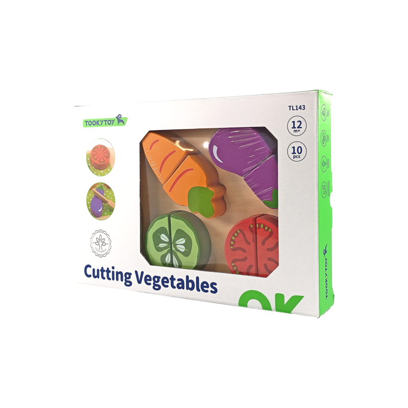 JUEGO DIDACTICO 'KC' SERVICIO DE VEGETALES P/1 AÑO O +.JG.1kt.10pz.CHAPEC/MDF/ENEBRO