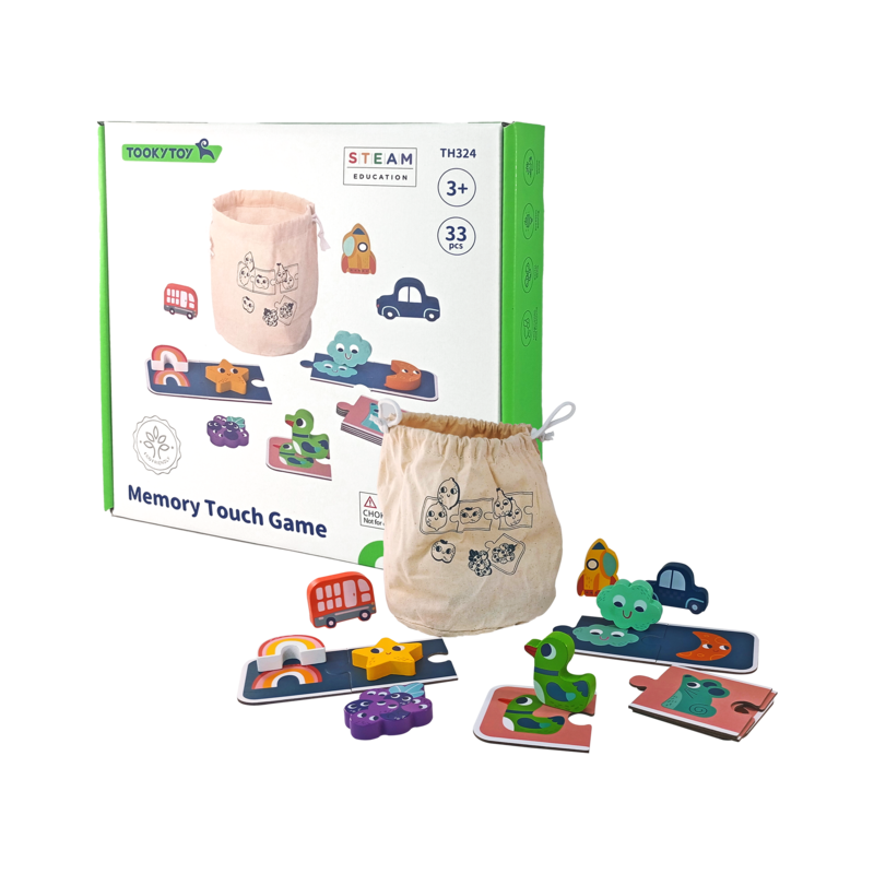 JUEGO DIDACTICO 'KC' ROMPECABEZAS TOQUE DE MEMORIA P/3 AÑOS O +.JG.1kt.33pz.MDF/CARTON