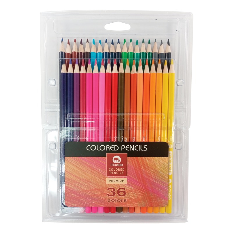 CREYONES/LAPIZ DE COLORES `MB` REDONDO PROFESIONAL CJ.1st.x36 COL.MINA DIAM.2,5mm.