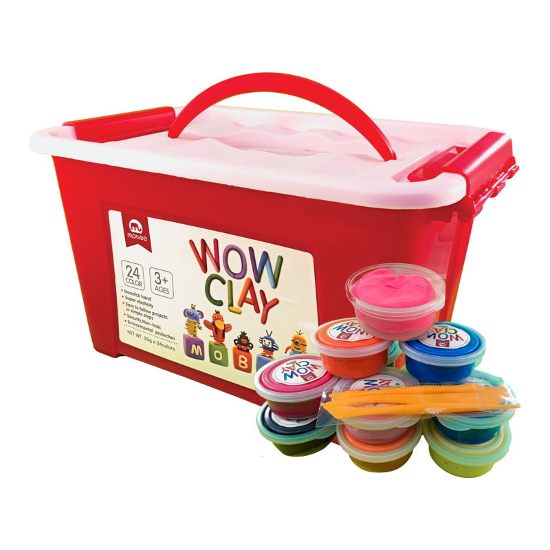 MASAS SET P/MANUALIDADES MB ET.1st.ARTESANO C/24 COLORES PLASTILINA SUPERROLLER EN SOBRE