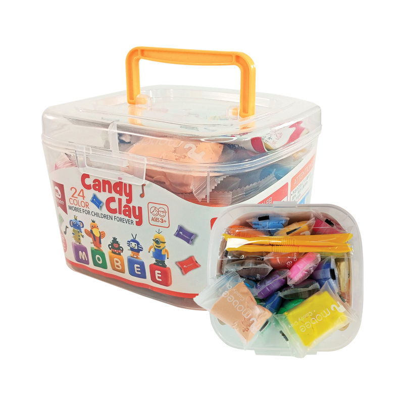 MASAS SET P/MANUALIDADES MB ET.1st.ARTESANO C/24 COLORES PLASTILINA SUPERLIGERA EN TARRO