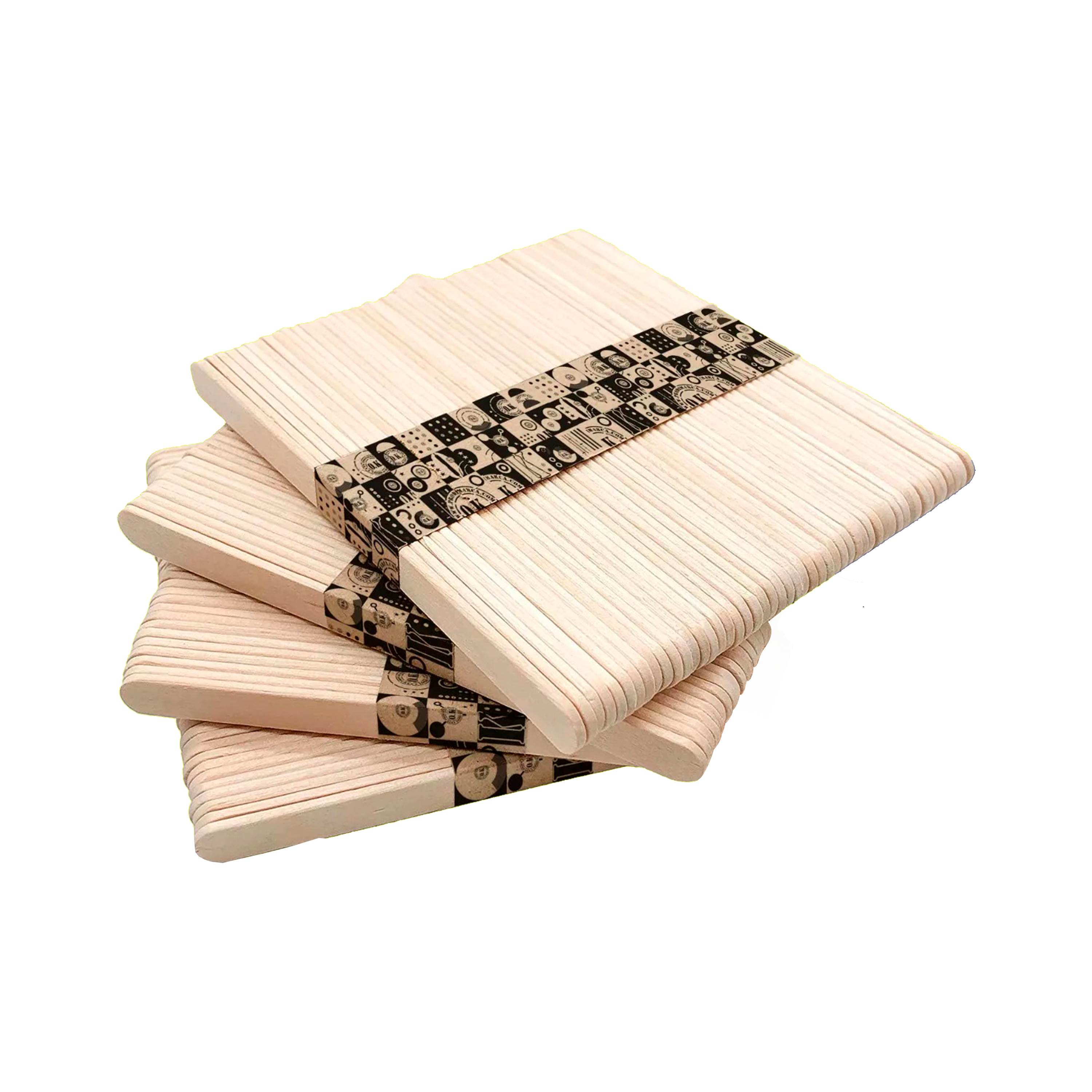 PALETAS MANUALIDADES `OK` BL.50pz.10x114mm.NATURAL