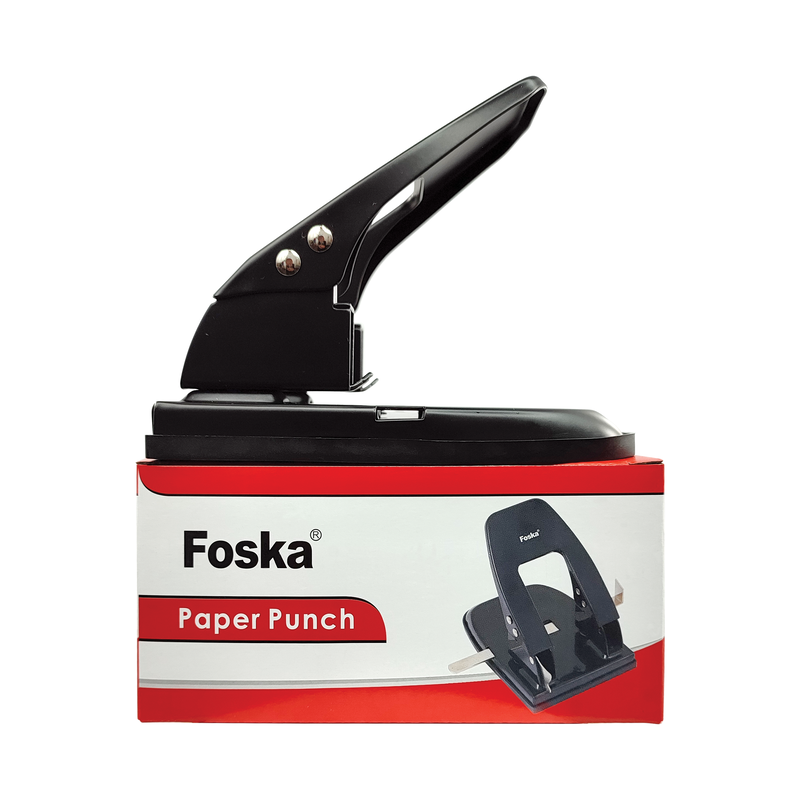 PERFORADORA P/OFICINA `FK` 7CM.30 HOJAS.FIJA METALICA PINTADA