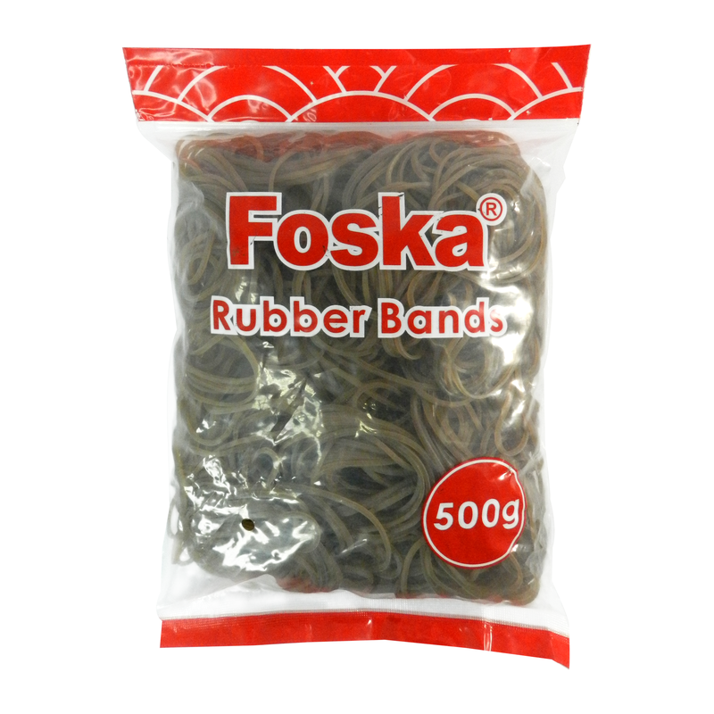 LIGAS/BANDAS DE GOMA (NR) FK N.16 DE LATEX PQ.500gr.ESPESOR 1,5mm.xDIAM.80mm.