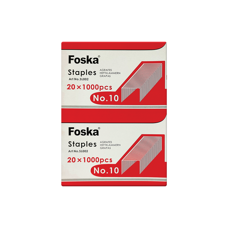 GRAPA ACERO `FK` PEQUEÑA N.10 PQ.20cj.x1000pz.C/U.