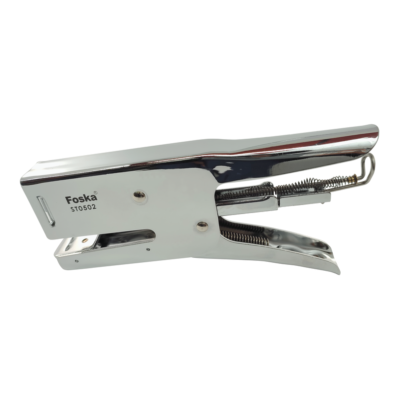 ENGRAPADORA ALICATE GDE.`FK` CROMADA CJ.1PZ.17X2X9CM.25 HOJAS.P/GRAPA ESTÁNDAR 26/6