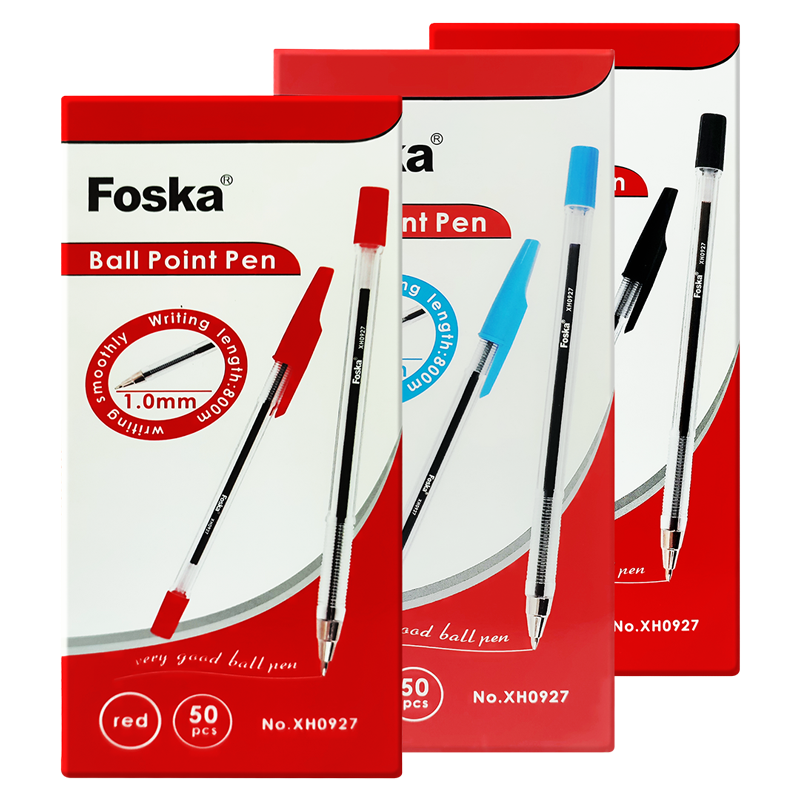 BOLIGRAFO DE OFICINA `FK` FINO INTENSE-INK CJ.50PZ.C/TAPA-CLIP