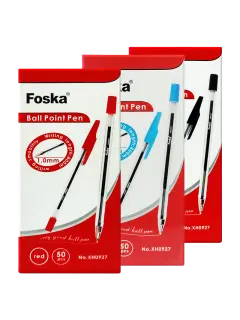 BOLIGRAFO DE OFICINA `FK` FINO INTENSE-INK CJ.50PZ.C/TAPA-CLIP