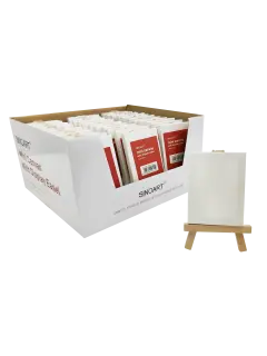 LIENZOS SET SOBRE BASTIDOR `SA` PEQ.6X8CM.C/MINI-CABALLETE 9X11CM.ST.36JG.C/DISPENSADOR