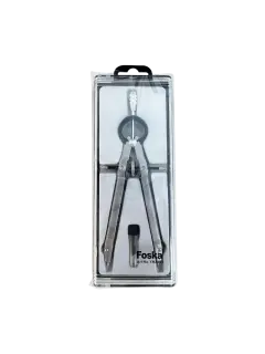 COMPAS DE PRECISION T/BIGOTERA 15CM.BL.1PZ.METAL-ZINCADO C/ESTUCHE