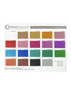 MUESTRARIO PRODIMARCA FOAMY: LAMINAS ESTAMPADAS GLITTER FANTASÍA