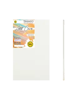 LIENZO SOBRE CARTON `CS` TRAMADO 3mm.PQ.1pz.TRIPLEX 6x10cm.( 2x 4")