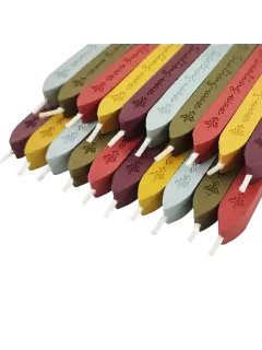 LACRE EN BARRA (COLOFONIA) SA DECORATIVO CUADRADO 11X11X90MM.PQ.6PZ