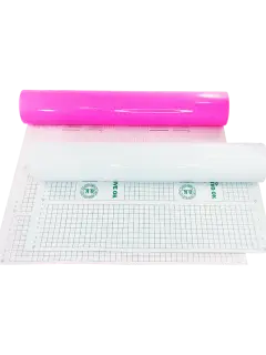 PAPEL FILM CONTACTO (PVC) "OK" RO.0,45X20,0M.AUTOADHESIVO COLOR TRANSLUCIDO