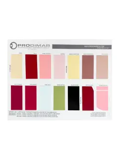 MUESTRARIO PRODIMARCA PAPEL FILM "COREANO" OUYA BITONO-OPACO-CORAZ/DORA/LOVE