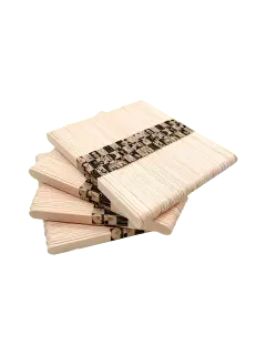 PALETAS MANUALIDADES `OK` BL.50pz.10x114mm.NATURAL