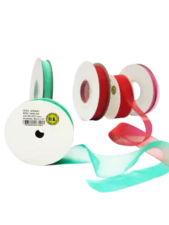 CINTA ORGANZA (PA) COLOR `OK` #2 CARRETE 1PZ.9MMX46M.(3/8")