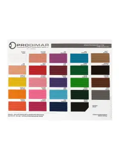 MUESTRARIO PRODIMARCA CARTULINA "ONDA" MICROCORRUGADA COLOR