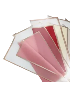 PAPEL FILM COREANO (PPO) OK HANSU TRANSLUCIDO BORDEADO PQ.20PZ.57X57CM